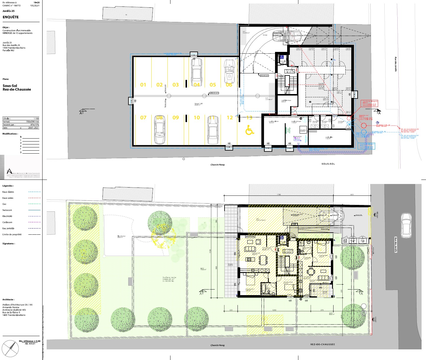 Plan vue am.ext